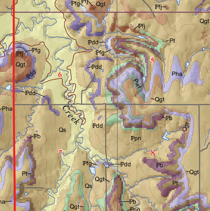 small geologic map