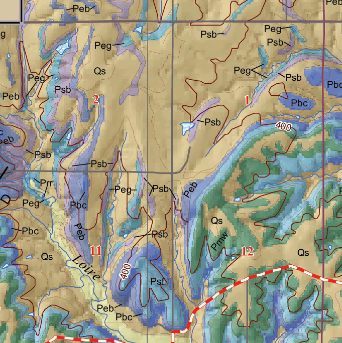 small geologic map