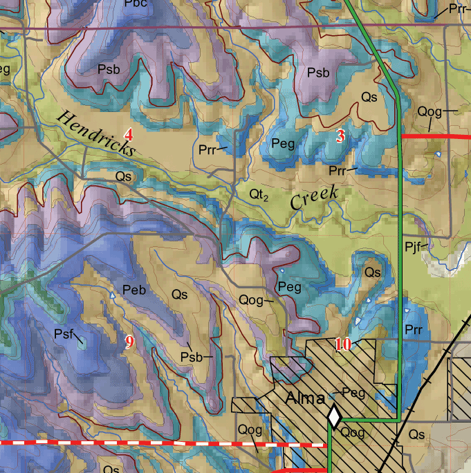 small geologic map