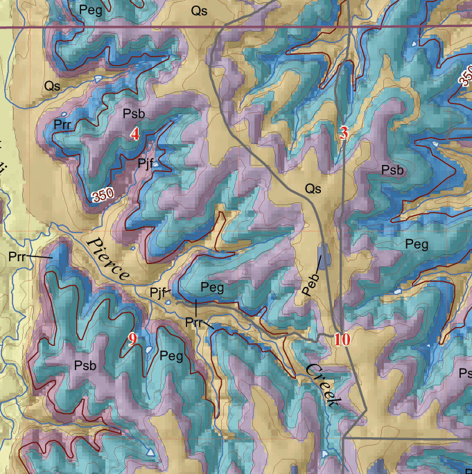 small geologic map