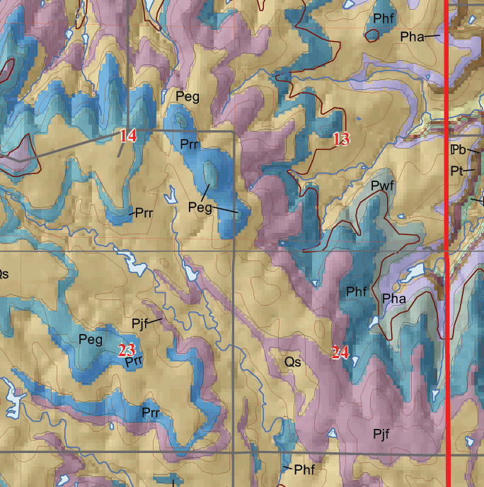 small geologic map