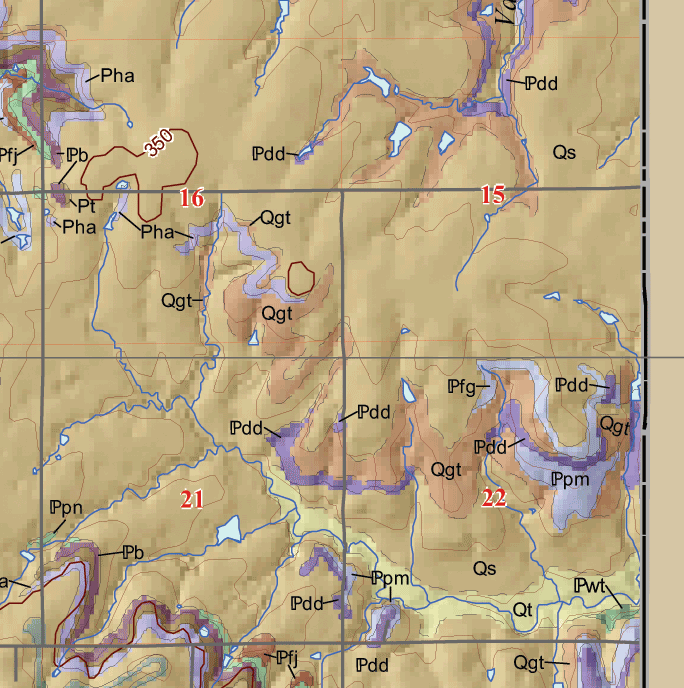 small geologic map