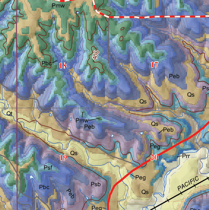 small geologic map