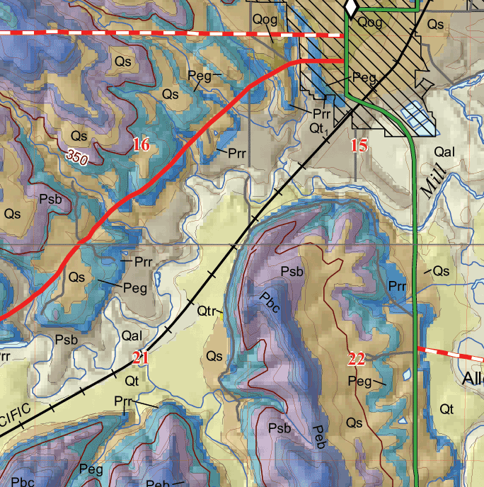 small geologic map