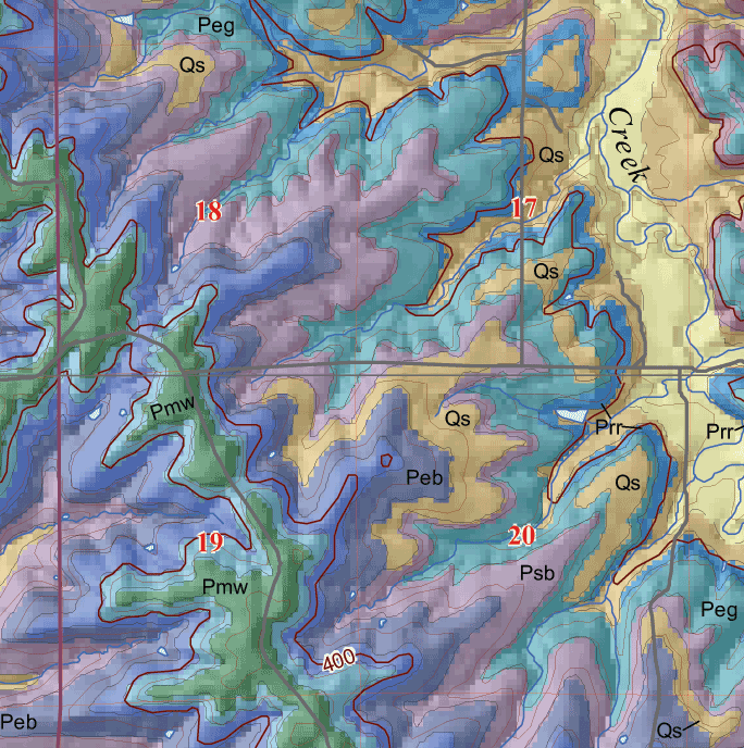 small geologic map