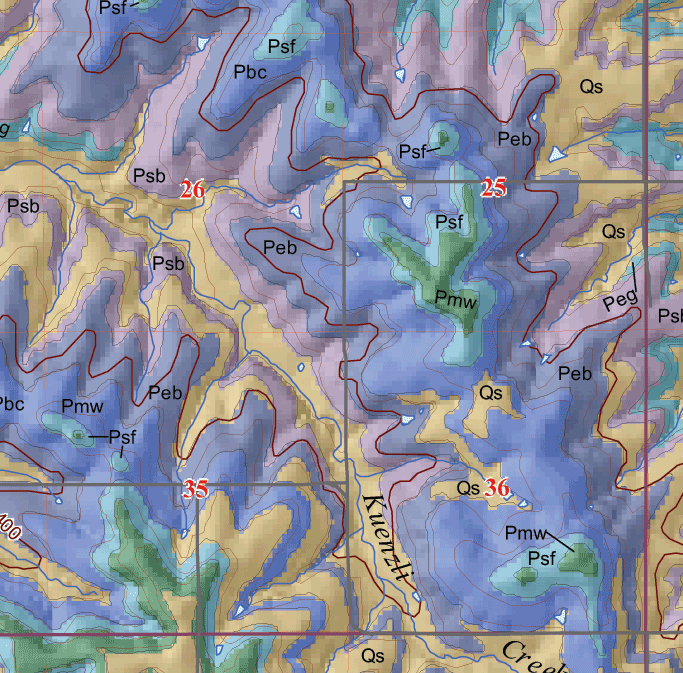 small geologic map