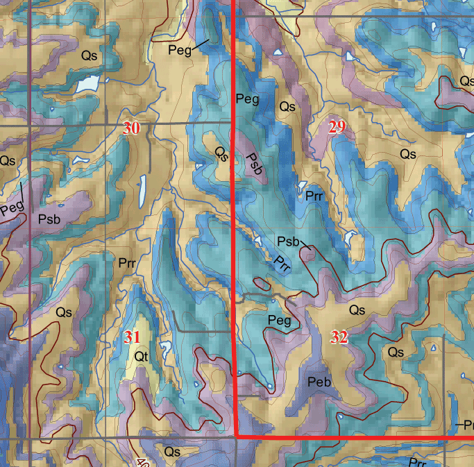 small geologic map