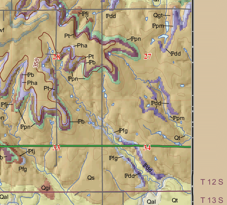 small geologic map