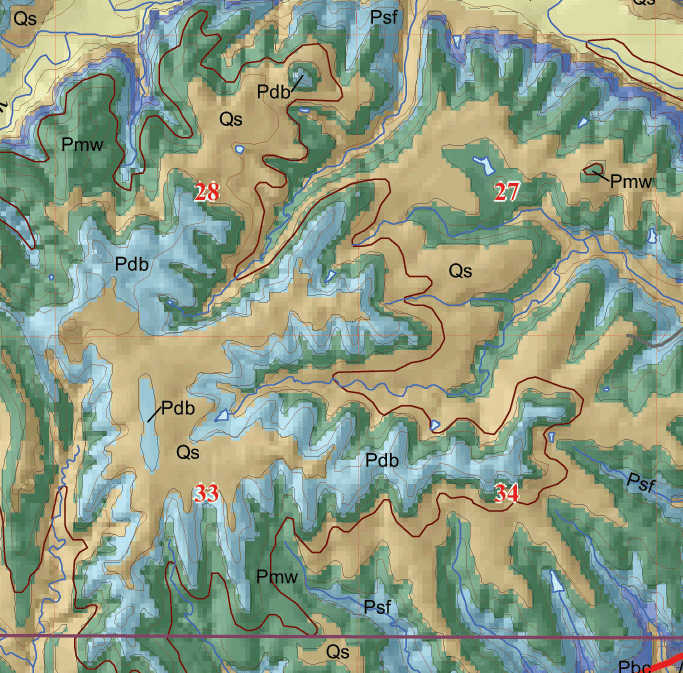 small geologic map