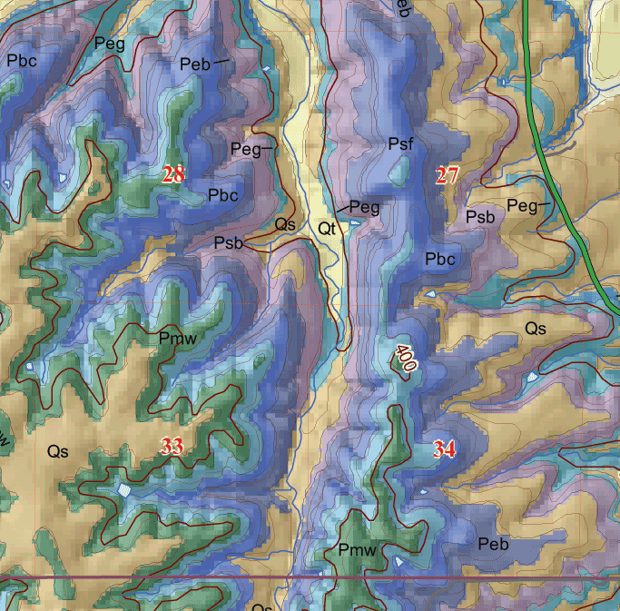 small geologic map