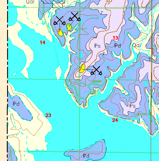 small geologic map