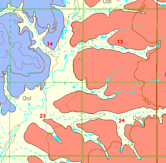 small geologic map