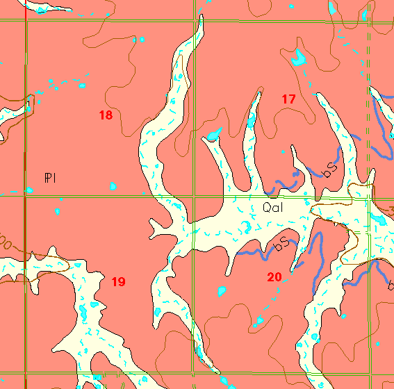 small geologic map