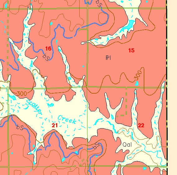 small geologic map