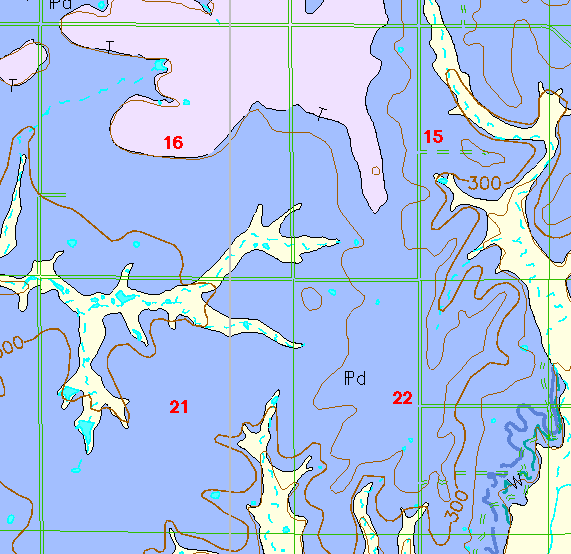 small geologic map