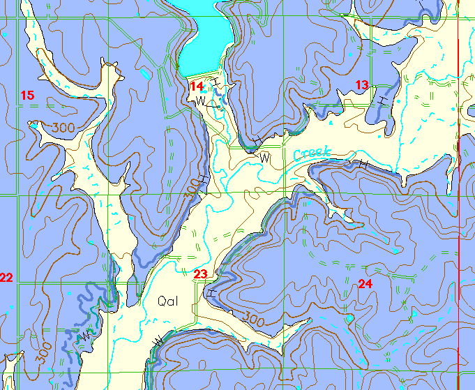 small geologic map