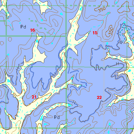 small geologic map