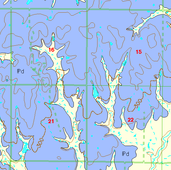 small geologic map