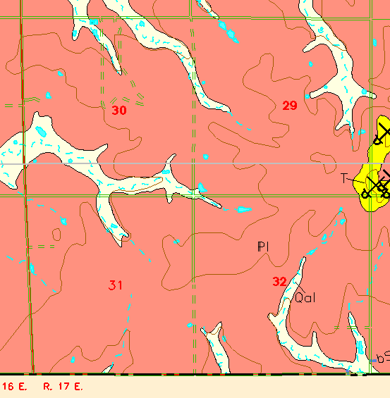 small geologic map