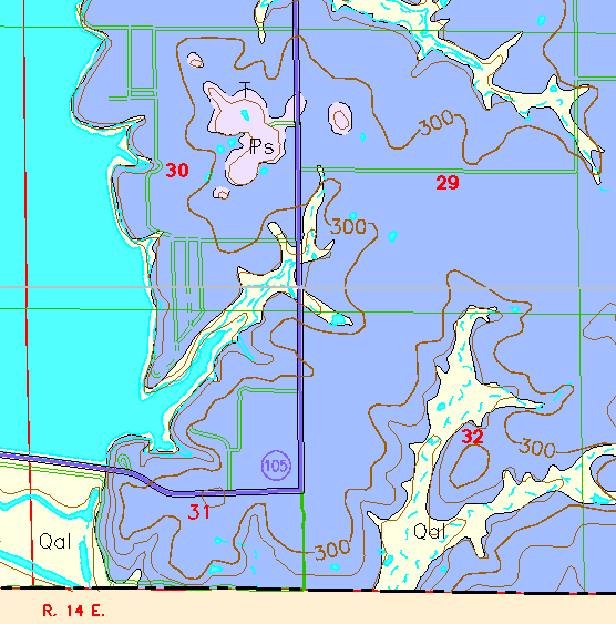 small geologic map