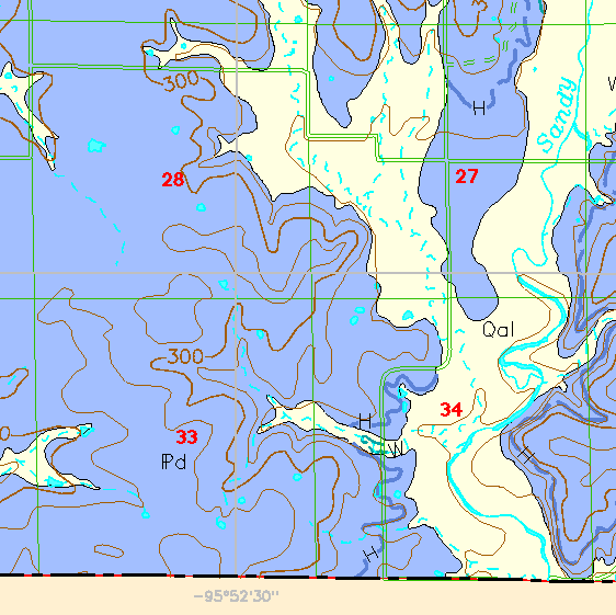 small geologic map