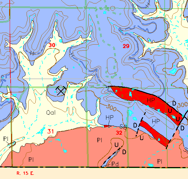 small geologic map