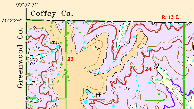 small geologic map