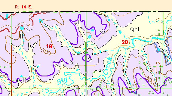 small geologic map