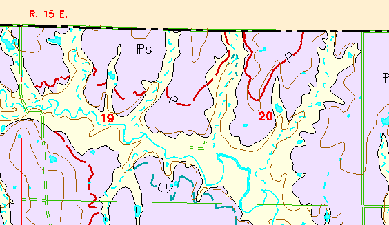 small geologic map