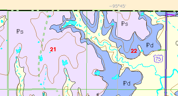 small geologic map