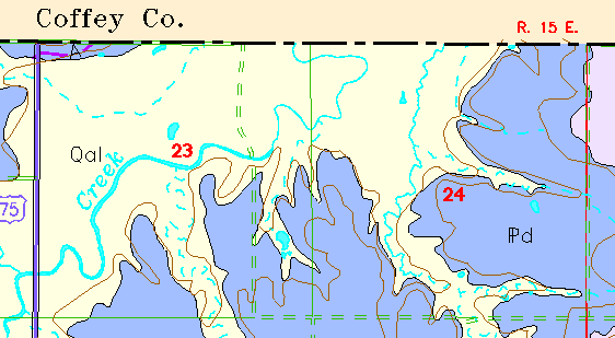 small geologic map