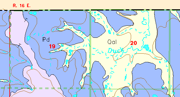 small geologic map