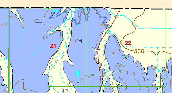 small geologic map