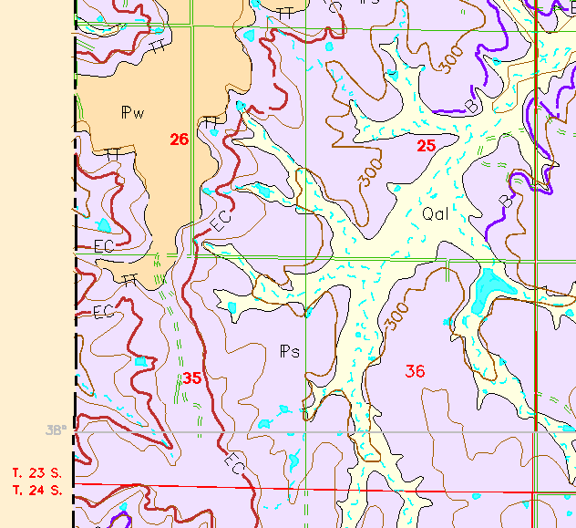 small geologic map