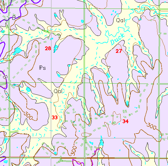 small geologic map