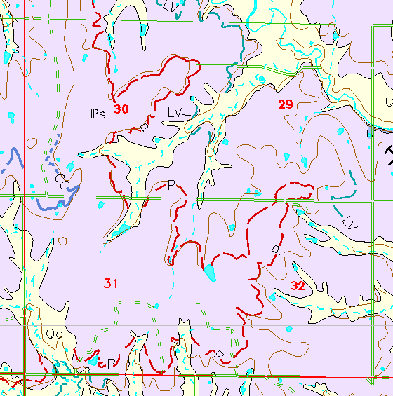 small geologic map