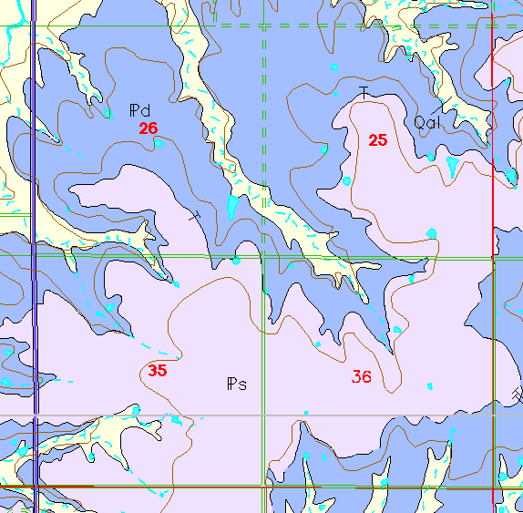 small geologic map