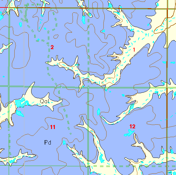 small geologic map