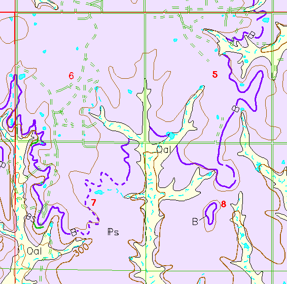 small geologic map