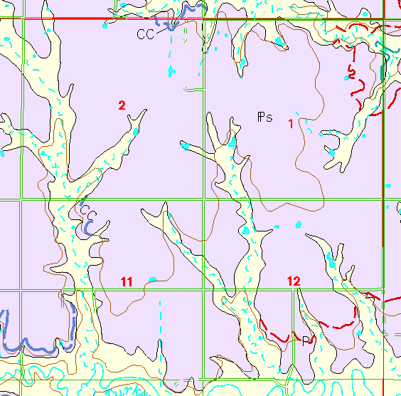 small geologic map