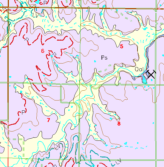 small geologic map