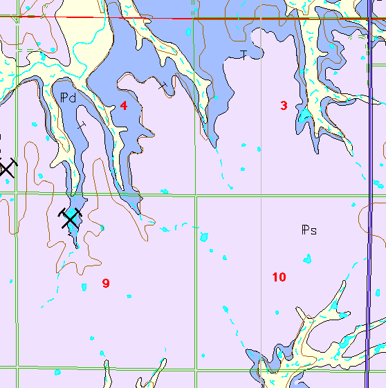 small geologic map