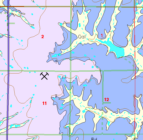 small geologic map