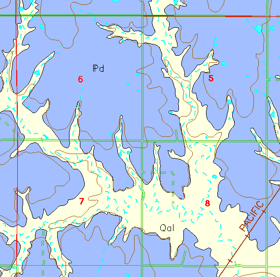 small geologic map