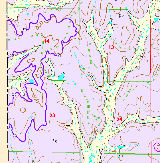 small geologic map