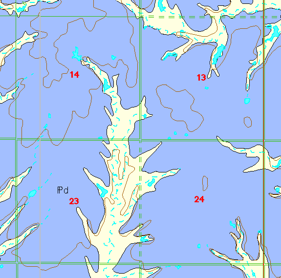 small geologic map
