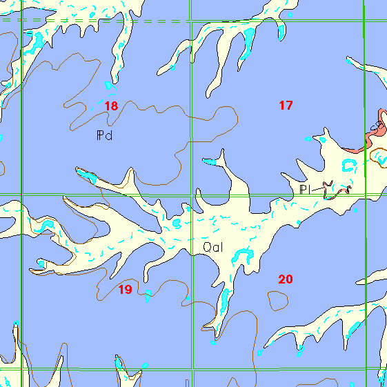 small geologic map