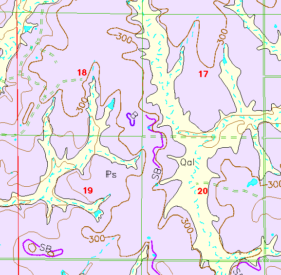 small geologic map