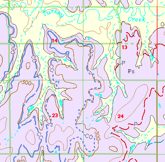 small geologic map
