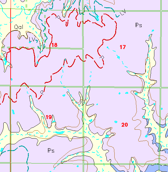 small geologic map